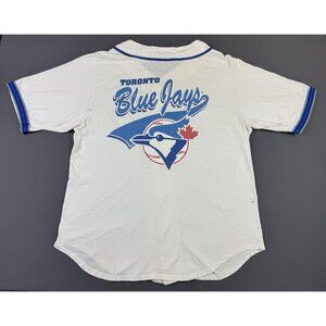 Rare Vintage 90s Toronto Blue Jays Baseball MLB Jersey White Streetwear Hype XL